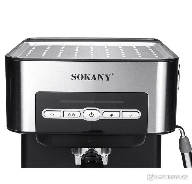 Кофе машинасы SOKANY SK-6863 күміс  Алматы - изображение 5