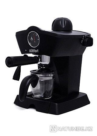 Кофеварка Kitfort КТ-706 черный Алматы - изображение 1