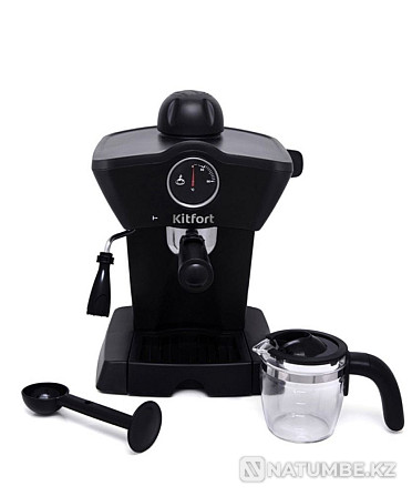 Кофеварка Kitfort КТ-706 черный Алматы - изображение 2