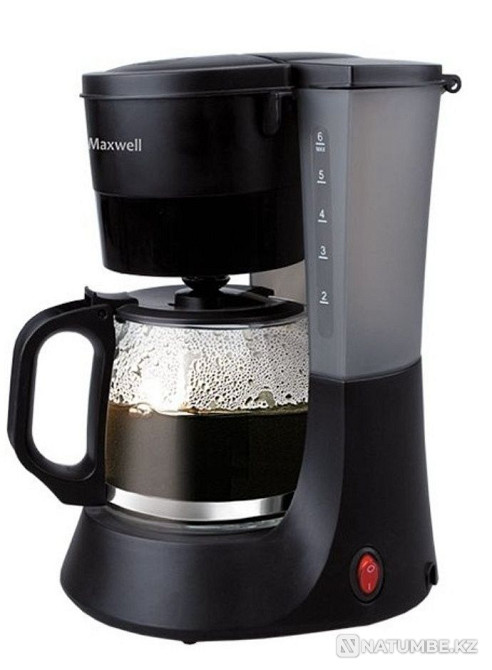 Кофеварка Maxwell MW-1650 черный Алматы - изображение 3