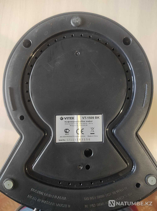 Кофеварка Vitek VT-1509 BK Алматы - изображение 4