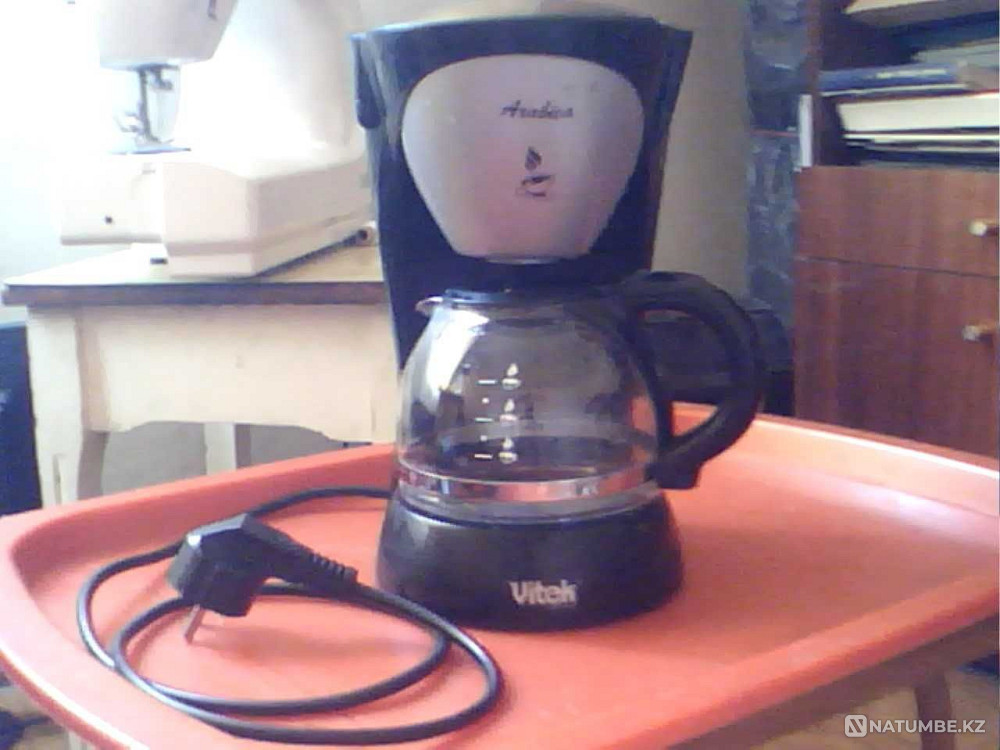 Working drip coffee maker Vitek VT-1502 Almaty - photo 1
