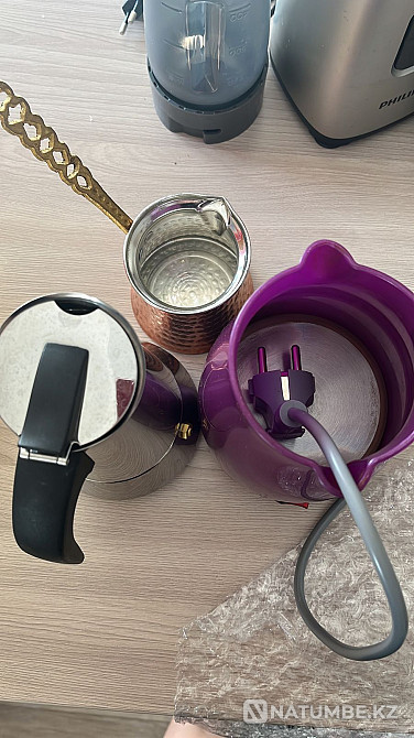 Кофеварки :электрическая и турка. Алматы - изображение 1