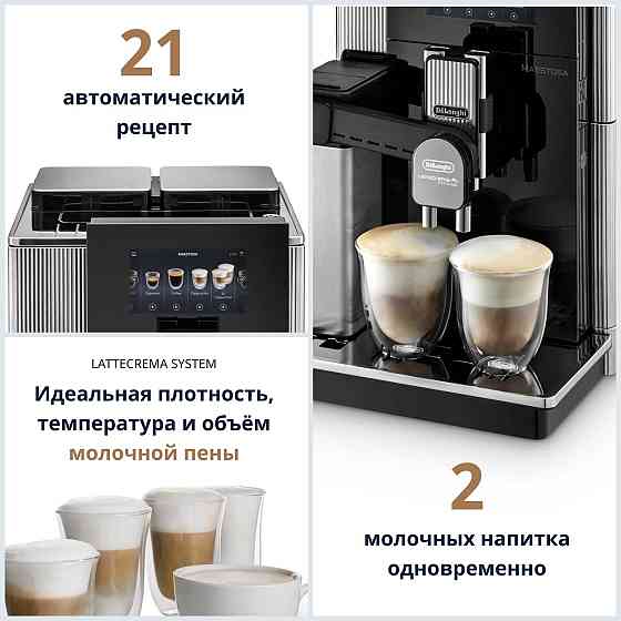 Кофемашина DELONGHI EPAM 960.75 GLM черный Almaty