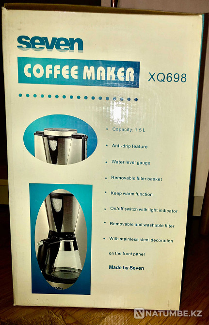 Кофеварка SEVEN XQ698 Алматы - изображение 3
