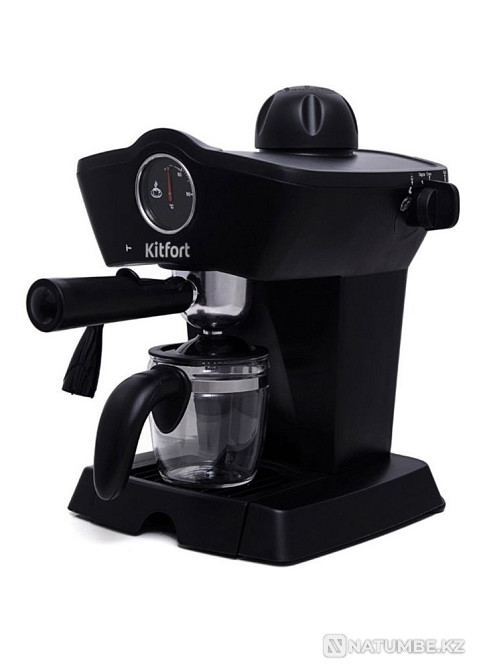 Кофеварка Kitfort КТ-706 черный Алматы - изображение 1