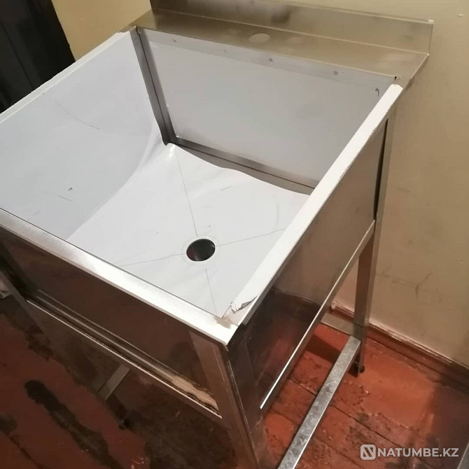 Stainless steel cutting table. Almaty - photo 4