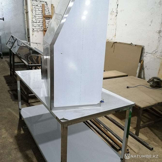 Stainless steel cutting table. Almaty - photo 6