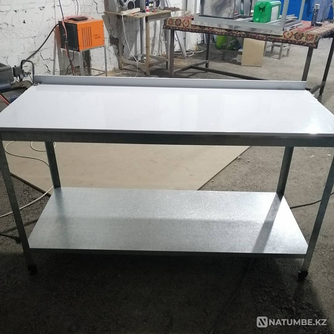 Stainless steel cutting table. Almaty - photo 1