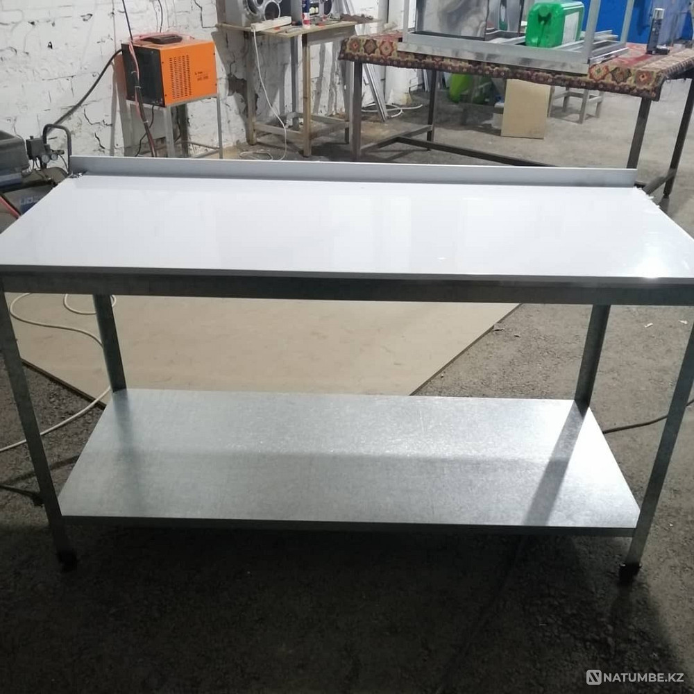 Стол разделочный из нержавейки. Алматы - изображение 1