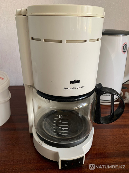 Braun coffee maker; almost new Almaty - photo 2