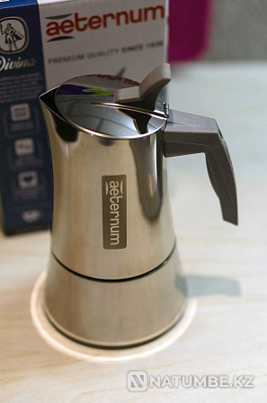 The Bialetti 6-serve geyser coffee maker is wonderful. New. Almaty - photo 2