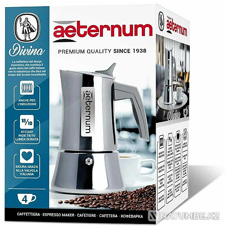 The Bialetti 6-serve geyser coffee maker is wonderful. New. Almaty - photo 5