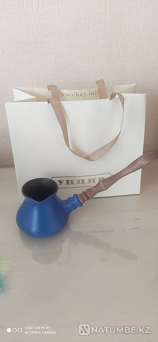 Продам турку для варки кофе; новая на подарок Алматы - изображение 1