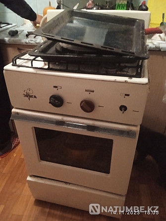 Gas stove, working, two-burner Almaty - photo 1