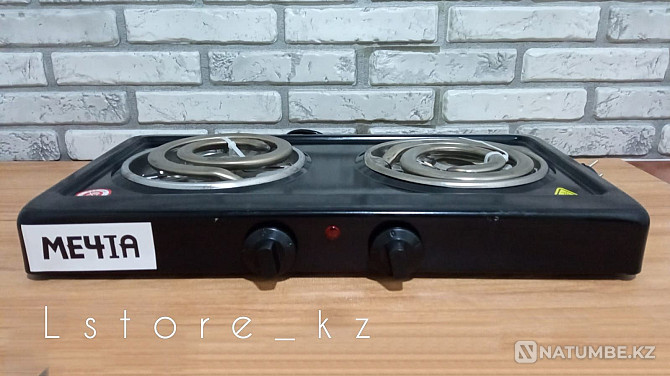 Electric two-burner spiral stove Almaty - photo 2