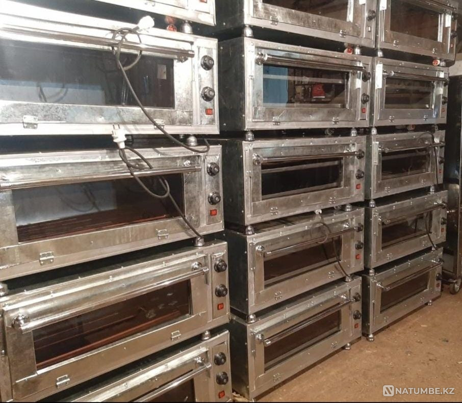 НОВЫЙ 220/380В Печь Духовка для Выпечки Хлеба Пиццы Пекарни Противень Алматы - изображение 4