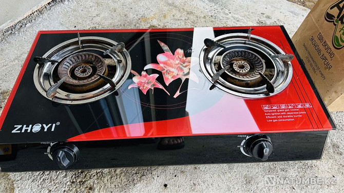 Gas Stove for natural gas; Gas stove; Tile Almaty - photo 1