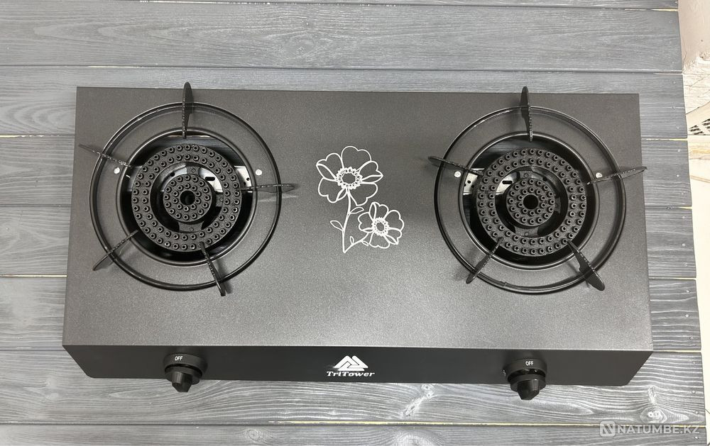 Tabletop gas stove with cast iron burners Almaty - photo 1