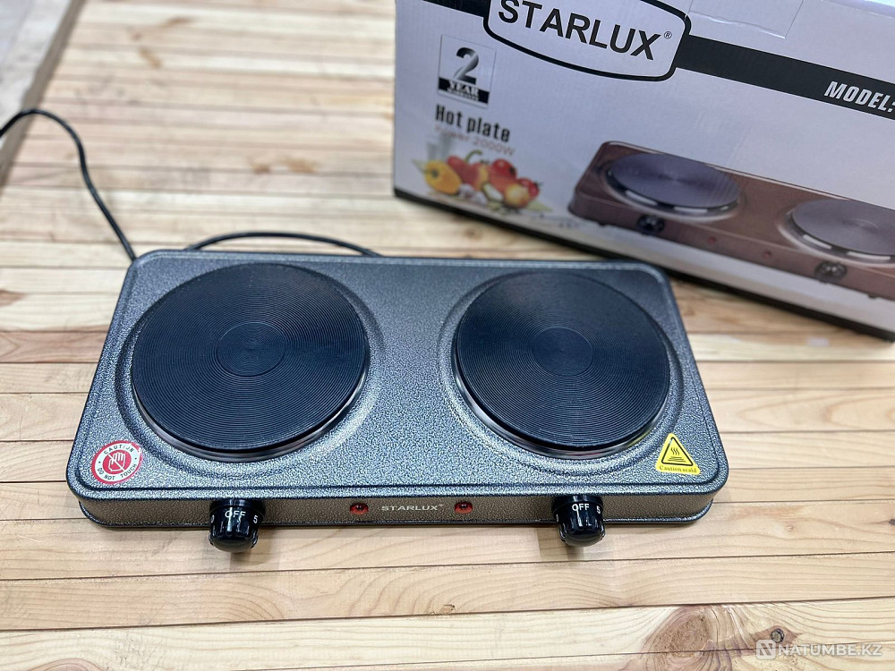 Double tabletop electric stove Almaty - photo 3