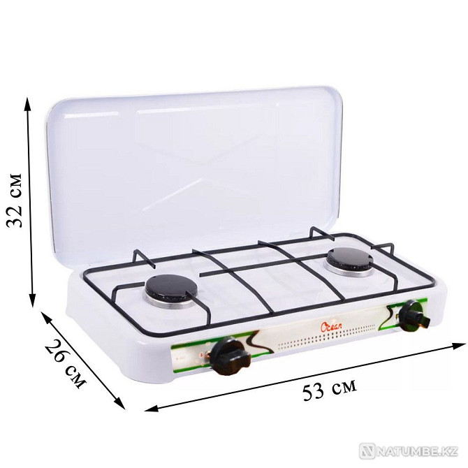 Gas stove with lid Almaty - photo 1