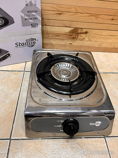 Single tabletop gas stove with automatic ignition Almaty - photo 3