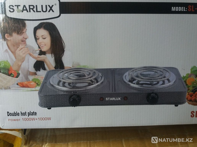 Tile; 2-burner electric stoves new in packaging Almaty - photo 1