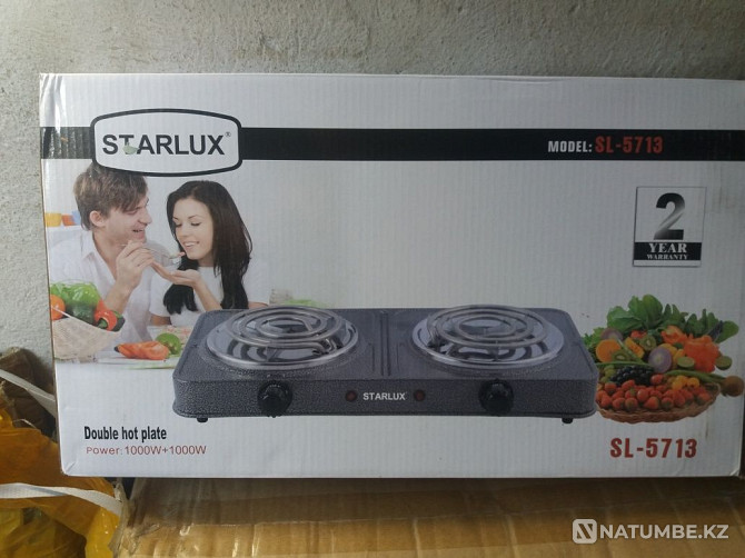 Tile; 2-burner electric stoves new in packaging Almaty - photo 2
