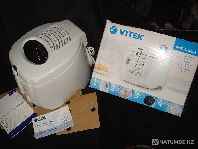 VITEK deep fryer large quality instructions there is a Warranty-Check used Almaty - photo 7