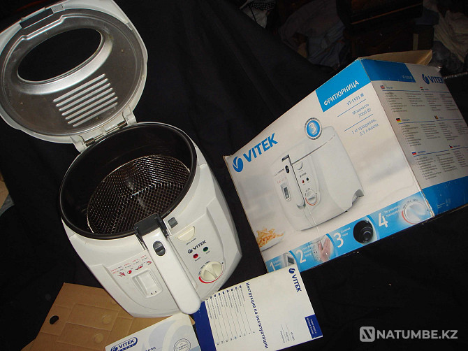VITEK deep fryer large quality instructions there is a Warranty-Check used Almaty - photo 2