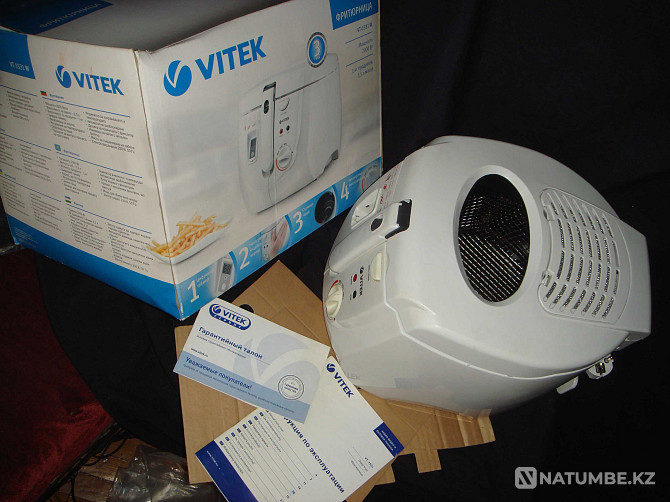 VITEK deep fryer large quality instructions there is a Warranty-Check used Almaty - photo 3