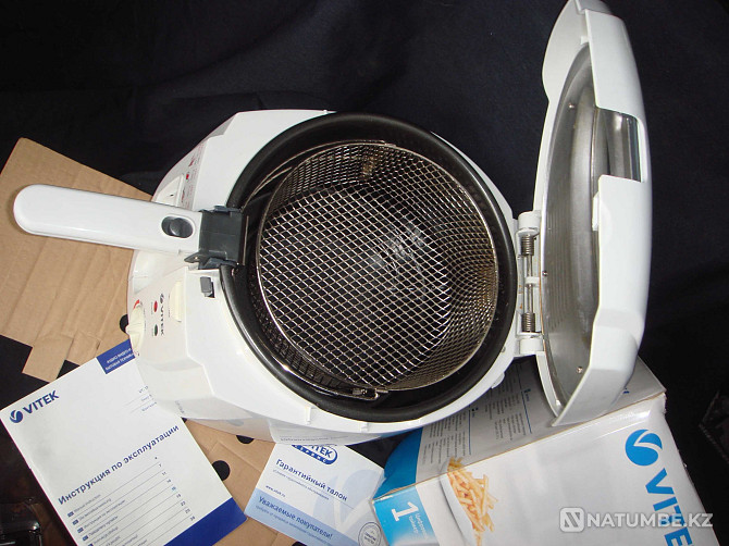 VITEK deep fryer large quality instructions there is a Warranty-Check used Almaty - photo 6