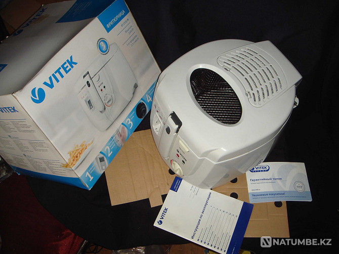 VITEK deep fryer large quality instructions there is a Warranty-Check used Almaty - photo 4