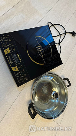 Индукционная печь и сковорода комплект; induction cooker Алматы - изображение 4