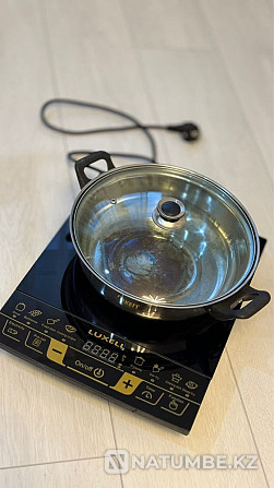 Индукционная печь и сковорода комплект; induction cooker Алматы - изображение 7