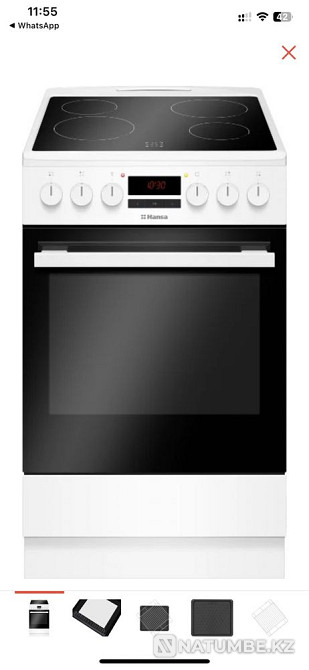 Кухонная плита Hansa FCCW58203 белый Алматы - изображение 1