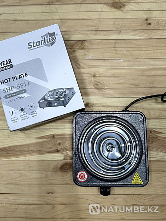 Electric tabletop stove 1000W. Almaty - photo 2