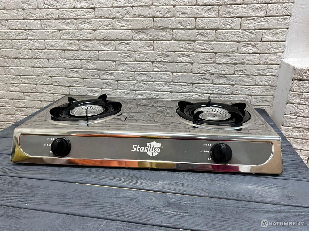 Тот баспайтын болаттан жасалған, автоматты тұтандырғышы бар үстел үсті газ плитасы  Алматы - изображение 1