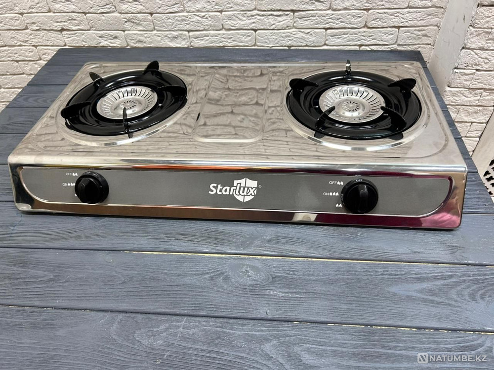 Тот баспайтын болаттан жасалған, автоматты тұтандырғышы бар үстел үсті газ плитасы  Алматы - изображение 2