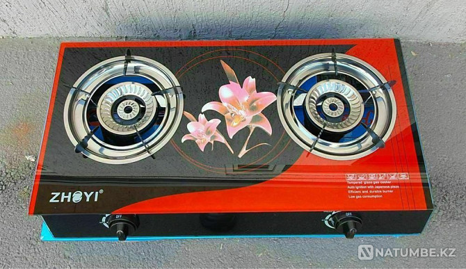 Tabletop stove / gas stove / 2 burners Almaty - photo 1