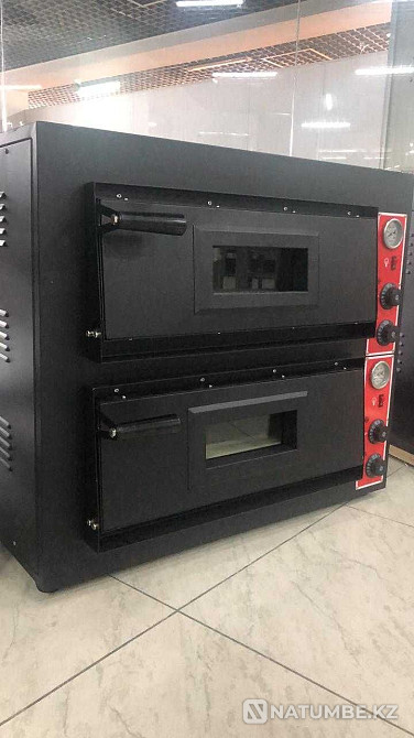 Печь для пиццы размер 60*60 см. Профессиональная до 8 пиццы. Алматы - изображение 1