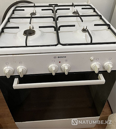 Gas stove with electric Bosch oven Almaty - photo 1