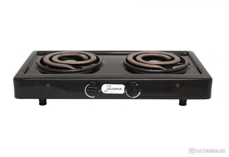 Electric 2-burner stove Zlata Russia electric stove Almaty - photo 2