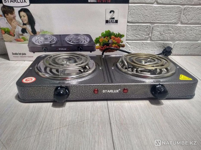 Electric stove spiral 1 and 2 burners Almaty - photo 1