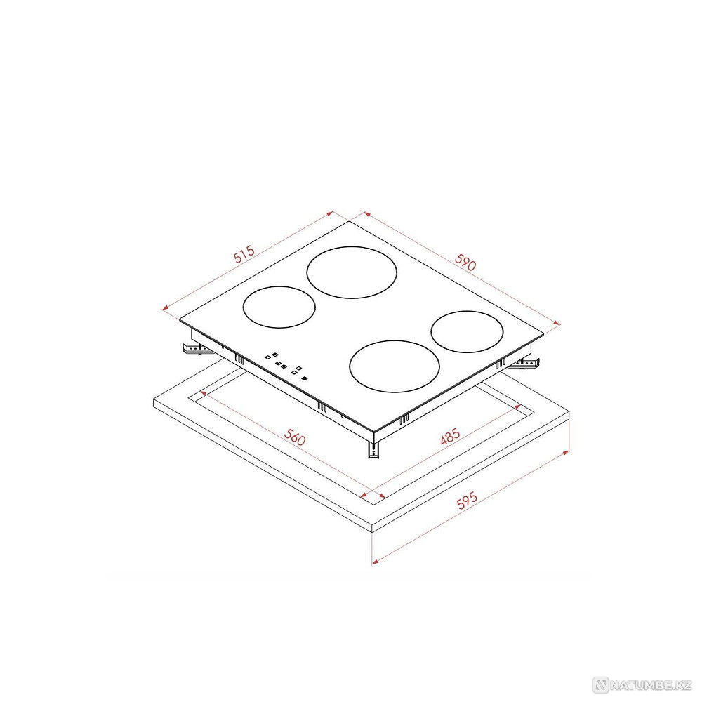 Плита | Электр плитасы | Кіріктірілген пеш  Алматы - изображение 5
