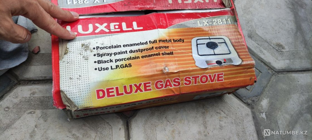 Бір оттықты газ плитасы Luxell  Алматы - изображение 1