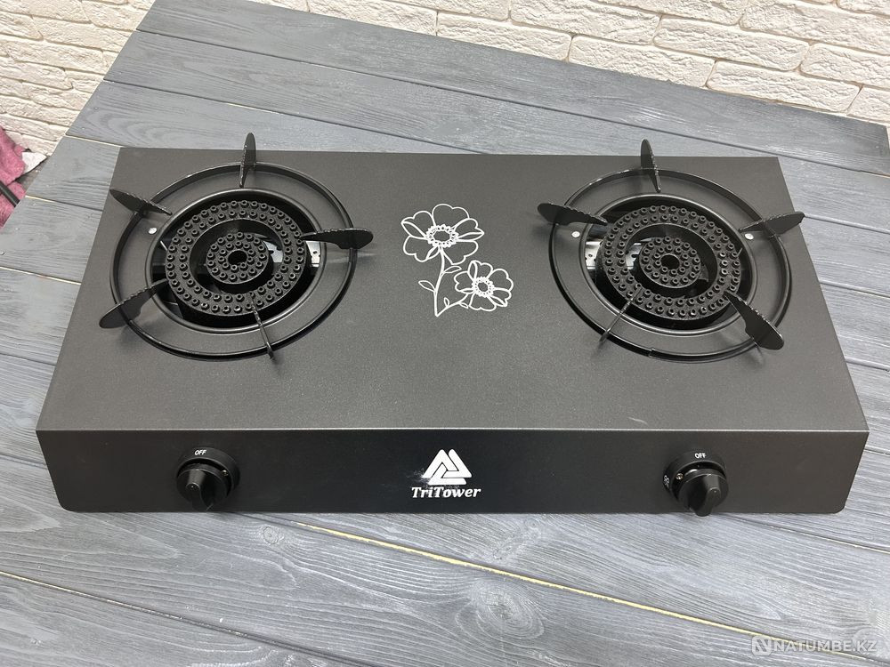 Tabletop gas stove with cast iron burners Almaty - photo 2