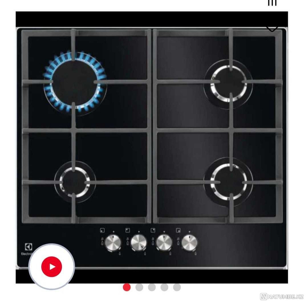 Газовая варочная поверхность Electrolux GPE263YK Алматы - изображение 1