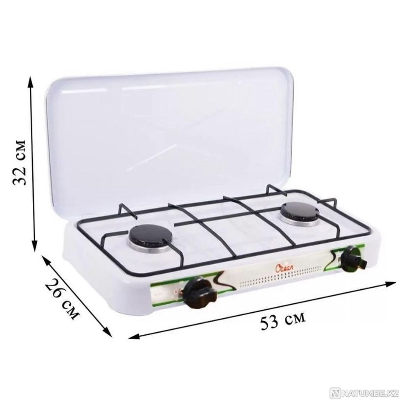 gas stove with two burners Almaty - photo 3