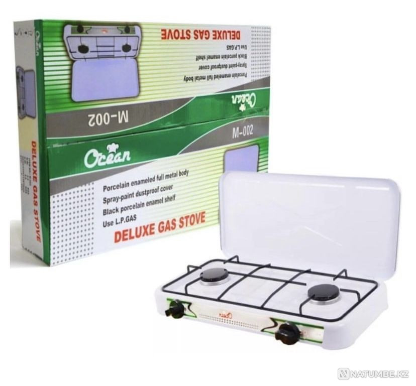 gas stove with two burners Almaty - photo 1